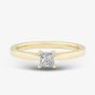 1888 Collection 9ct Yellow Gold 0.33ct Princess Cut Diamond Solitaire Ring PPP01-9Y-0.33-H-SI2