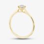 1888 Collection 9ct Yellow Gold 0.33ct Brilliant Cut Diamond Solitaire Ring RPP11-9Y-0.33-H-SI2