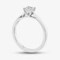 1888 Collection 9ct White Gold 0.50ct Princess Cut Diamond Solitaire Ring PPP01-9W-0.50-H-SI2