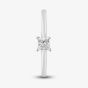 1888 Collection 9ct White Gold 0.50ct Princess Cut Diamond Solitaire Ring PPP01-9W-0.50-H-SI2