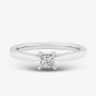 1888 Collection 9ct White Gold 0.33ct Princess Cut Diamond Solitaire Ring PPP01-9W-0.33-H-SI2
