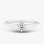 1888 Collection 9ct White Gold 0.33ct Brilliant Cut Diamond Solitaire Ring RPP11-9W-0.33-H-SI2