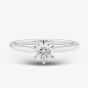 1888 Collection 9ct White Gold 0.50ct Brilliant Cut Diamond Solitaire Ring RPP11-9W-0.50-H-SI2