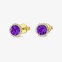 Tivon 18ct Yellow Gold & Brilliant Cut 1.60ct Amethyst Stud Earrings EY-0871-AM