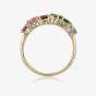 9ct Yellow Gold Multi Stone Dress Ring DOM345