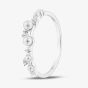 Sterling Silver Cubic Zirconia & Simulated Pearl Ring 042-59588/SP