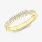 9ct Yellow Gold Stardust 2.5mm Ring 1.80.3679