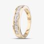 9ct Yellow Gold Cubic Zirconia Half Eternity Ring DIV125Y