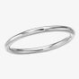 Scarlett Elegance Silver Plain Band Stacking Ring R2492-MED