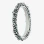 Silver Oxidised Bubble Ring R3445