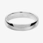 Sterling Silver 4mm Traditional Court Wedding Ring G7714