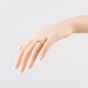 Yellow Gold Plated Sterling Silver Double Band Wave Ring 012-27511