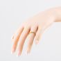 Yellow Gold Plated Sterling Silver Bar Ring AR8314/G