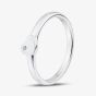 Sterling Silver Cubic Zirconia Engravable Heart Ring 05S2AZR422805