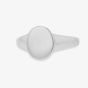 Sterling Silver Oval Signet Ring 8.81.0320 