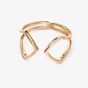 Gold-Plated Open Arrow Ring R3423 