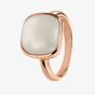 Rose Gold-Plated White Moonstone Ring R3455N