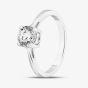 Sterling Silver Briliant Cut Cubic Ziroconia Solitaire Ring S2126