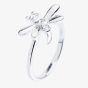Silver Cubic Zirconia Dragonfly Ring ZCR12428