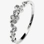 Silver Cubic Zirconia Bubbles Ring R3262C