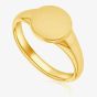 Gold Plated Sterling Silver Signet Ring 8.81.0390