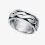 Gents Silver Celtic Spinner Ring GK-R266