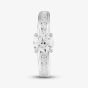 Sterling Silver & Clear Crystal Four Claw Solitaire Ring DPR8208SIL