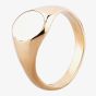 9ct Yellow Gold 11x9mm Oval Signet Ring YAL577H