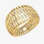  9ct Yellow Gold Open Work Lattice Ring 1.83.5960