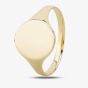 9ct Yellow Gold Plain Signet Ring G360