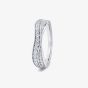 9ct White Gold Channel Dipped Diamond Ring RBE-500-060 L