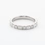 9ct White Gold Princess & Baguette Cut Diamond Half Eternity Ring XPB-260-090-9W-H/I-6506