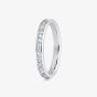 18ct White Gold Full Eternity Diamond Stone Set Ring PCC-280-100-100-18W K