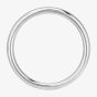 18ct White Gold 3mm Court Wedding Ring SCM3M18W