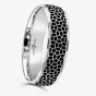 Brown & Newirth Geo Platinum Black Ceramic Geometric 5mm Ring C6ZNP51 5.0 PLT 