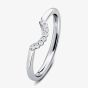 Geoghegan Cannele Platinum & Diamond 0.06ct Shaped Ring CAN109/P 