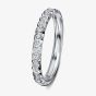 Geoghegan Chapiteau Platinum & Diamond 0.17ct Hexagonal Cut Wedding Band Ring CHA14/P