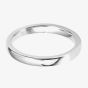 Platinum 3mm Court Wedding Ring BC3.0PlaT
