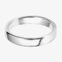 Platinum 4mm Court Wedding Ring BC4.0PlaT