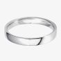 9ct White Gold 3.0mm Light Court Wedding Ring BLC3.0 9W