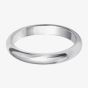 Platinum 2.5mm D-Shape Wedding Ring BD2.5PlaT