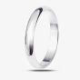 Platinum 3.0mm D-Shape Wedding Ring BD3.0PlaT