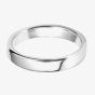 9ct White Gold 4.0mm Light Court Wedding Ring BLC4.0 9W