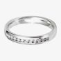 Platinum 2.5mm Channel Set Diamond Court Wedding Ring WGH5/2.5R125PlaT HSI