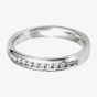 Platinum 3mm Channel Set Diamond Court Wedding Ring WGH5/3R125PlaT HSI