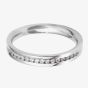 Platinum 2.5mm Channel Set Diamond Flat Court Wedding Ring WGH2/2.5R125PlaT HSI