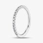 Platinum 1.7mm Vintage Diamond Half Eternity Ring WVGH1/1.7R150 PLAT HSI