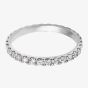 Platinum 2.0mm Vintage Diamond Half Eternity Ring WVGH1/2R180 PLAT HSI