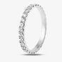 Platinum 2.0mm Vintage Diamond Half Eternity Ring WVGH1/2R180 PLAT HSI