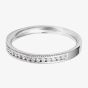 Platinum 3mm Vintage Diamond Flat Court Wedding Ring WVGH7/3R125PlaT HSI